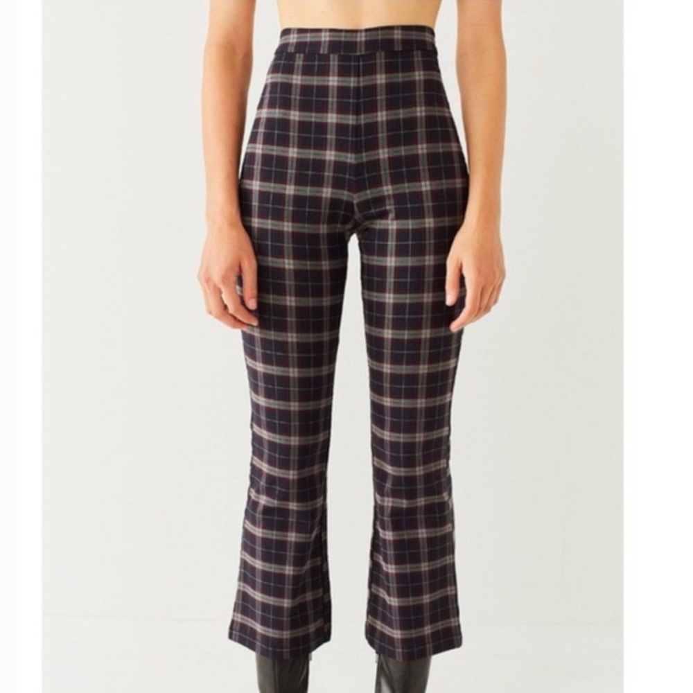 Urban Outfitters Plaid Flare Pants